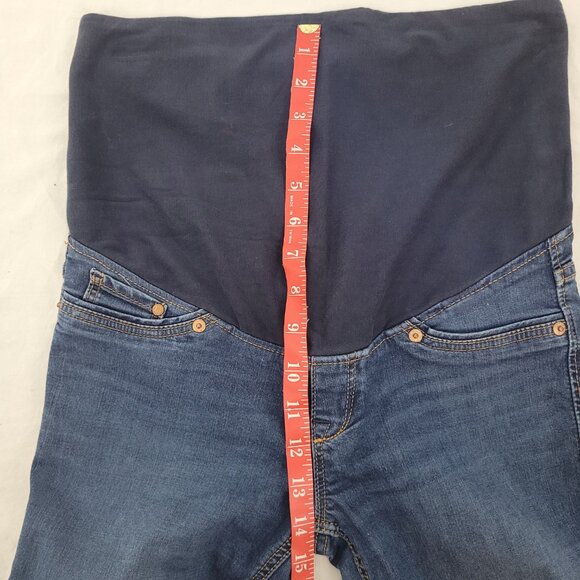 H&M &Denim Maternity Jeans Mama Super Skinny High Rib Medium Wash Women's Size 6 - Picture 13 of 15